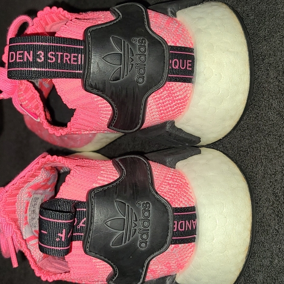 ADIDAS Hot Pink NMD R1 Knit Sneakers - Picture 9 of 17